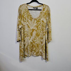 GUC Plus size TAHARI long sleeve tunic size 2X